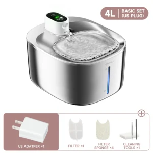 Auto Sensor Drinking Fountain For Cats & Dog